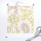 Spring Paisley Pastel Pink Butter Yellow Large Scale Bohemian Boho Retro Custom Printed Fabric by Spoonflower Various Fabrics by the Yard or Fat Quarter